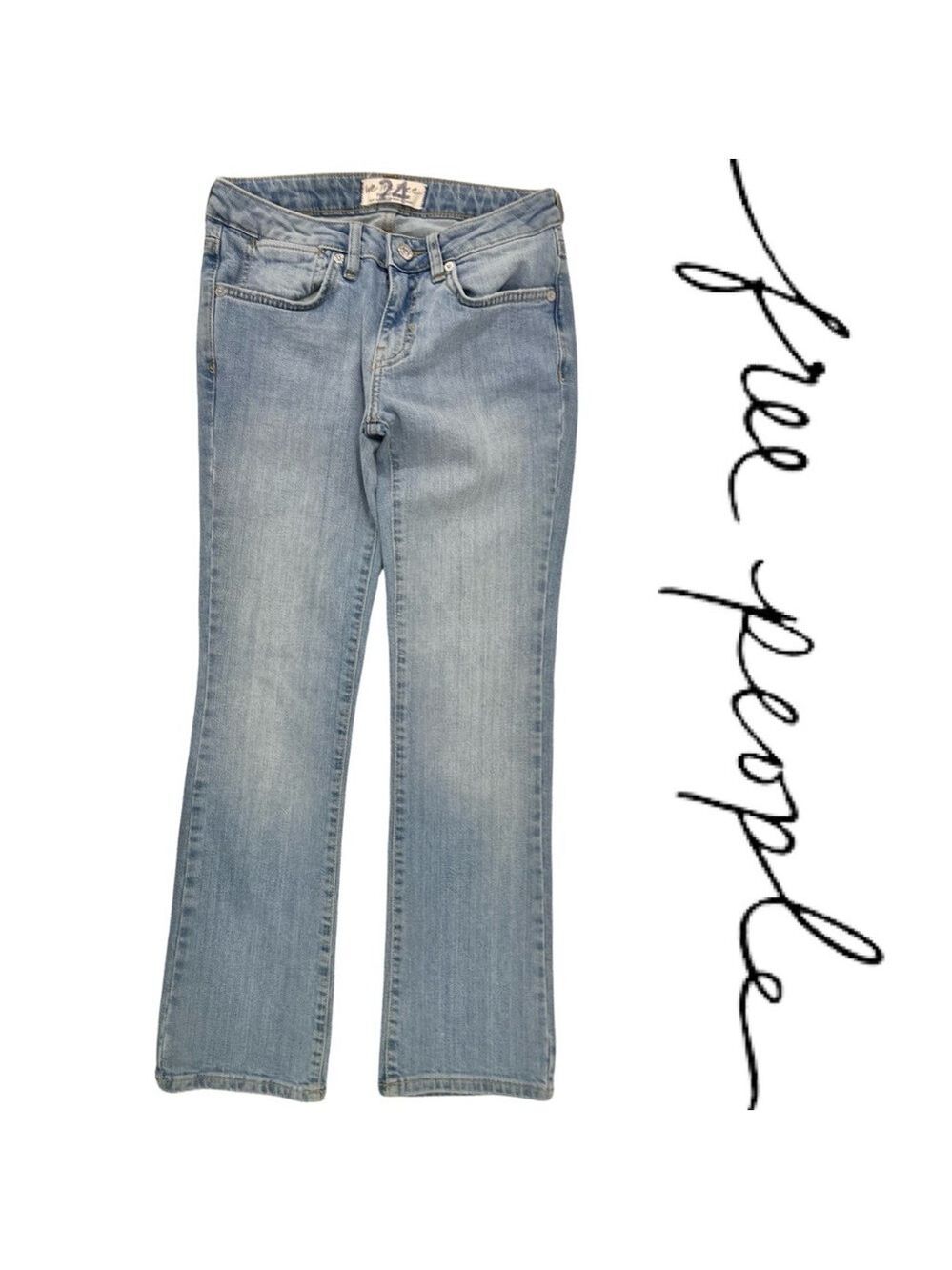 NWT $78 Free People Etna Blue Jeans